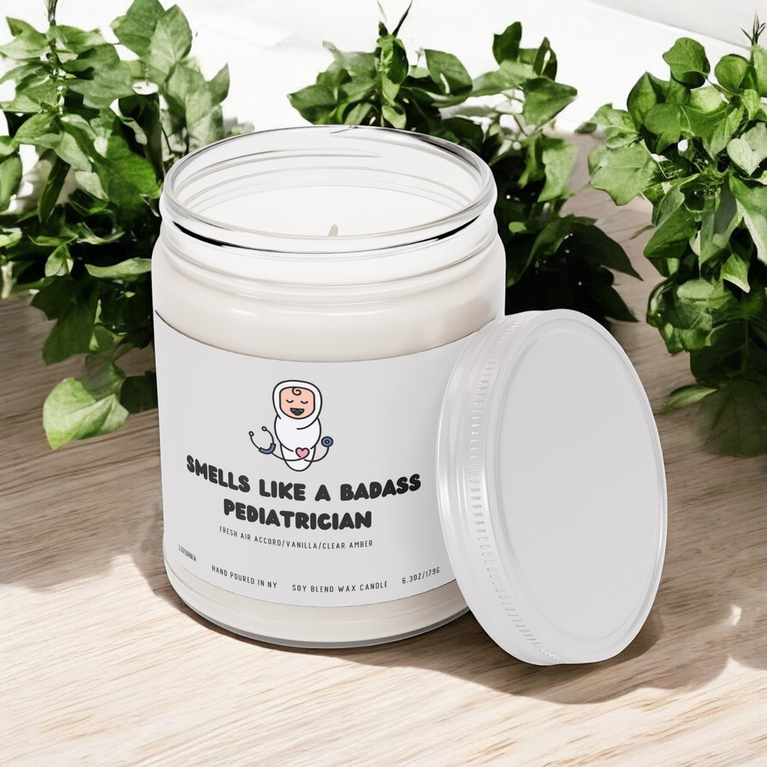 Funny pediatrician candle healthcare gift lifestyle