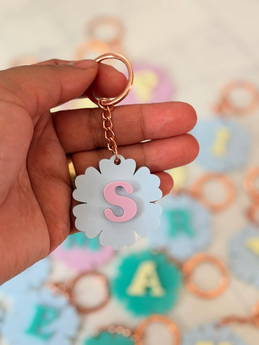 Custom Acrylic Letter Keychain