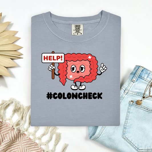 Colon Check T-Shirt