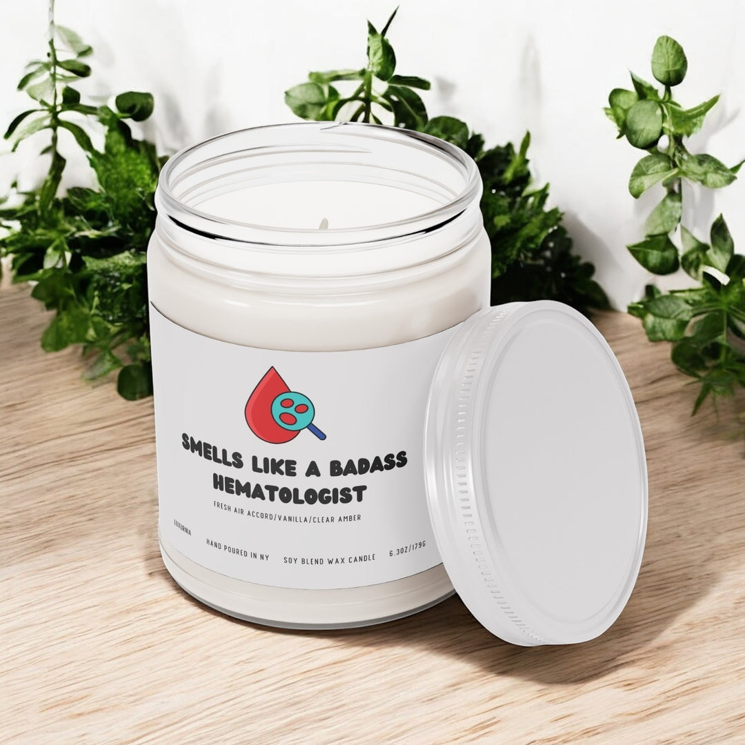 Funny hematologist candle healthcare gift lifestyle