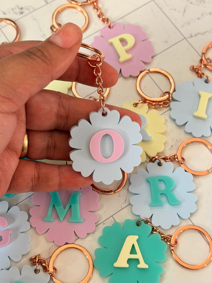 Custom Acrylic Letter Keychain