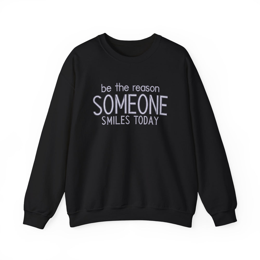 1.	“Be The Reason Embroidered Crewneck – front view, heather gray”
	2.	“Be The Reason Embroidered Crewneck – close-up embroidery detail”
	3.	“Unisex fleece crewneck sweater, heather gray – back view”
	4.	“Model wearing Be The Reason Embroidered Crewneck with jeans – relaxed fit”
	5.	“Cozy fleece interior of crewneck sweatshirt – material detail”
	6.	“Flat lay Be The Reason Embroidered Crewneck – motivational apparel”