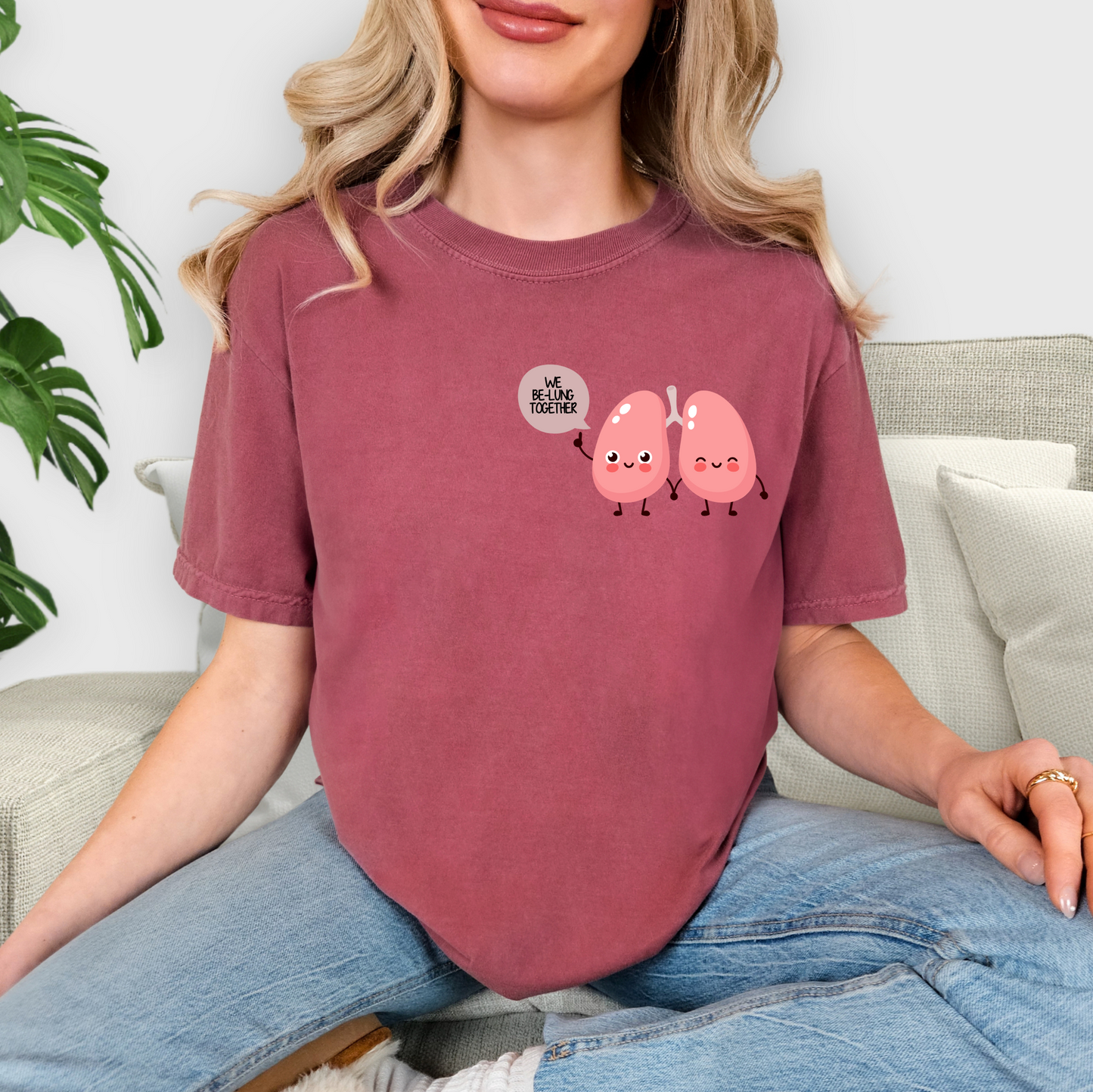 We Be-Lung Together Nurse T-Shirt
