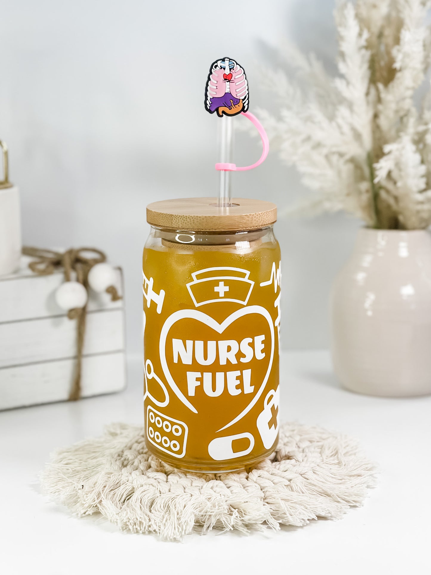 Nurse Fuel Glass Can