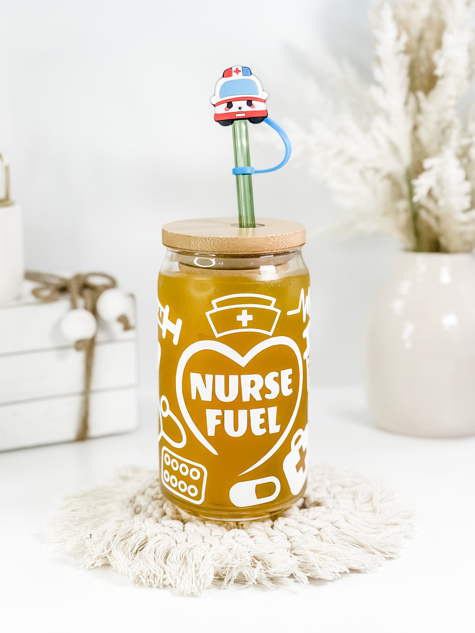 Nurse Fuel Glass Can