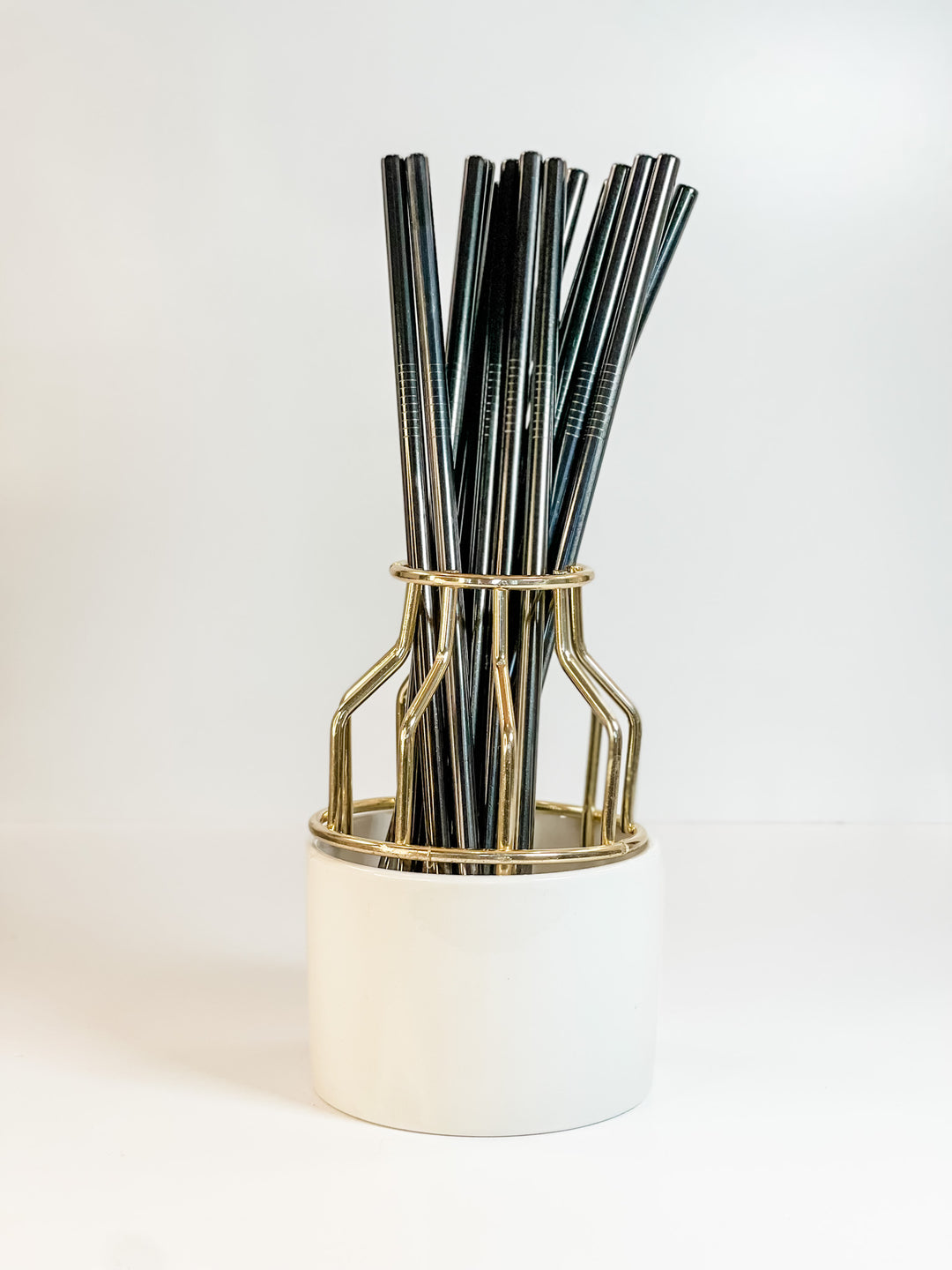 Reusable Straw ONLY - Black-Metal
