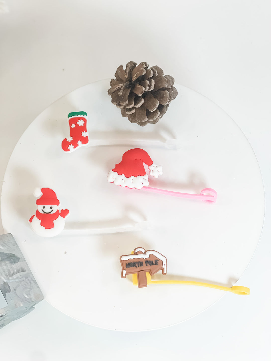 Christmas Straw toppers